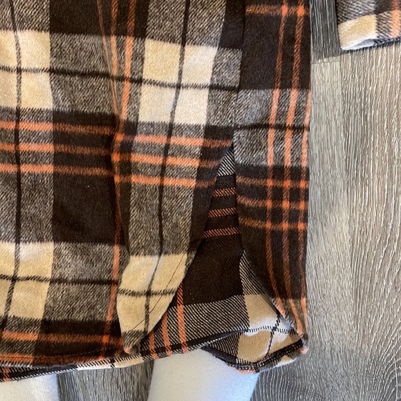 Dressed in LALA Jackets & Coats Adora Long Flannel Shacket From